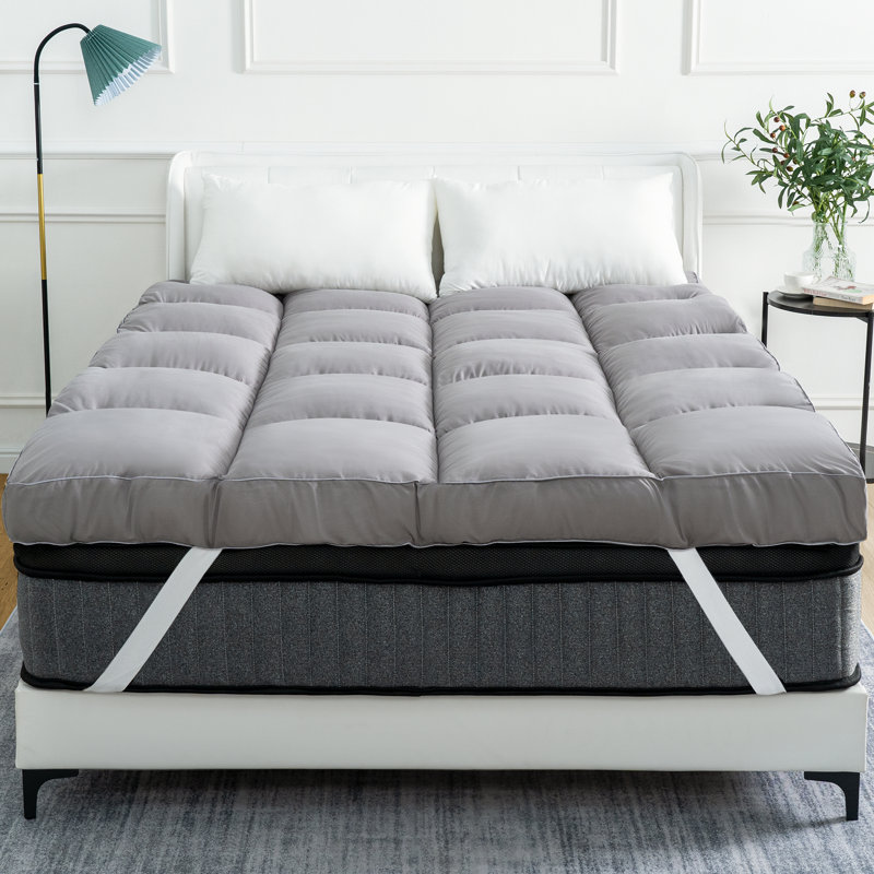 Alwyn Home Lovette 4" Down Alternative Mattress Topper & Reviews Wayfair